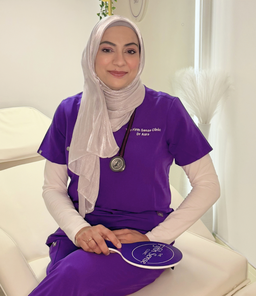 Dr Asra is the Lead Doctor and Aesthetic Provider at Fifth Sense Clinic